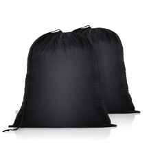 OTraki 2 Pcs Travel Laundry Bag, 50x60cm Drawstring Laundry Bags for Dirty Clothes Dirty laundry bag Foldable Storage Bag for Toys Camping Holiday