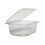 Thali Outlet - 200 x 1000cc Clear Plastic Salad Containers with Hinged Lids Stackable Leakproof Rectangle Boxes 2