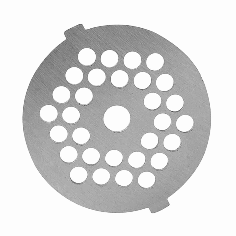 Stainless Steel Meat Mincer Blade Disc, 5Mm And 7Mm Holes, Replacement Grinder Spare Part, Silver, 53X57x4mm 5051225309350