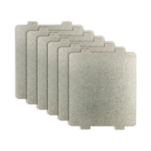 6 Pcs Microwave Waveguide Cover,Universal Mica Sheet Wave Guide Plate,Oven Repairing Parts Inside Replacement Kit,for All or Other Home Accessories