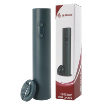 ELMWAY VinoLux Series Electric Wine Opener ? Battery Operated Corkscrew with Easy Two-Button Operation & Foil Cutter, Portable Design for Home Use or