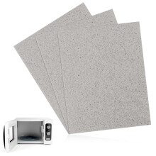 150mm X 120mm 3 PCS Waveguide Cover Mica Plates Sheets, Universal Mica Sheet for Microwave Oven, Free Cutting According to The Required Size for