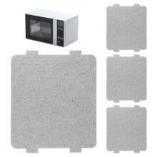4 Pcs Microwave Waveguide Cover, Universal Mica Sheet 10.8x10cm/4.3x3.9in Sturdy Microwave Parts Replacement for Home Office Kitchen Restaurant
