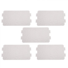 Haosie 5PCS Microwave Waveguide Cover, Microwave Plate Replacement, Microwaves Splatter Guard, for Kitchen Microwaves Oven, 4.6 x 2.5 Inch
