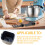 Bread Maker Paddle 2Pcs for Panasonic Breadmaker Kneading Mixing Blade Bread Machine Replacement Paddle Blade Nonstick Teflon Coated Flat Rye Kneading 4