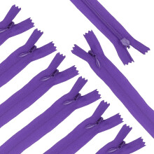 sourcing map 10Pcs 30cm/12-Inch Nylon Coil Zippers, #3 Closed End Separating Jacket Zippers Bulk Frame Replacement for Tailor Sewing Bag Craft