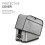 kwmobile Cover Compatible with 2 Slice Toaster - Plastic Case for Bread Toaster Machine- Light Grey 2