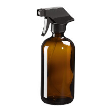 Elliott 480ml Brown Glass Spray Bottle, Manufactured from Recycled Glass and featuring a locking trigger action spray Mechanism, Ideal for use for
