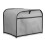 kwmobile Cover Compatible with 2 Slice Toaster - Plastic Case for Bread Toaster Machine- Light Grey 1