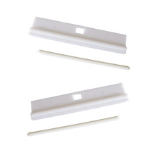 DIY Adjustable Vertical Blind Hanger 3.5? (89mm) Replacement White Hangers for Slats Louvre First blinds Vertical Blind Accessories Slats Spare Parts