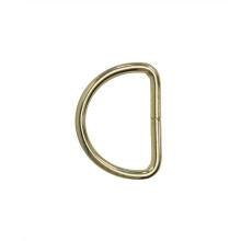 Merriway BH01613 (12 Pcs) Curtain Metal D-Ring, 25mm (1 inch) Brass Plated - Pack of 12 Pieces