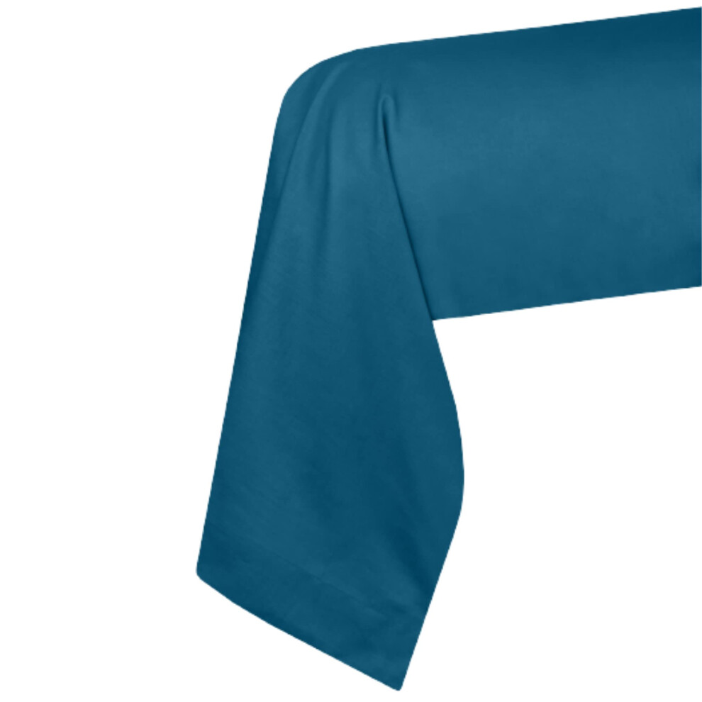Stof Lovely Casa Bolster Pillowcase Size 45 X 185 Cm 100% Oeko-Tex Certified Cotton ? Excellent Quality ? Petrol ? Eden Model ? Bed Linen For Home ? Soft