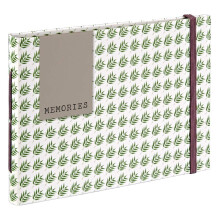 Hama | "Fern" Book Bound Photo Album For Instax 8.9 x 10.8cm | Green/White