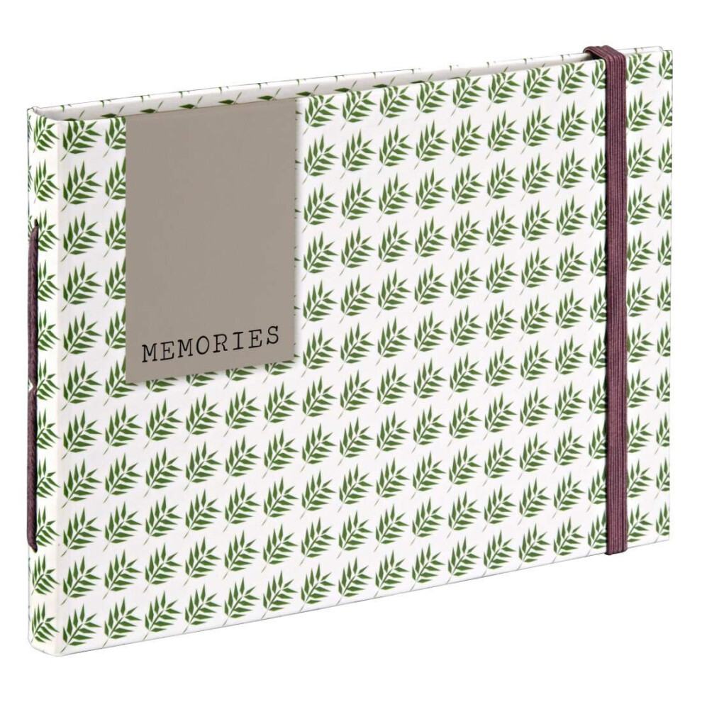 Hama | "Fern" Book Bound Photo Album For Instax 8.9 X 10.8Cm | Green/White