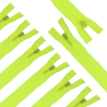 sourcing map 10Pcs 50cm/20-Inch Nylon Coil Zippers, #3 Closed End Separating Jacket Zippers Bulk Frame Replacement for Tailor Sewing Bag Craft