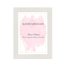 Alison Kingsgate Modern A4 Picture Frames - Engineered Wood Photo Frame with Shatterproof Perspex Front - Ideal for Posters, Certificates & Artwork -
