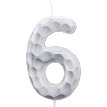 Golf Number Birthday Candles, Sports Themed Birthday Decorations Funny Cake Topper Candle for Golf Themed Party Supplies Sports Events Cake Decor for