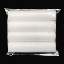 LICQIC Eyelet Curtain Spacers, 4 Pcs 25 cm Length Foam Spacers, Free-Cutting Curtain Divider, Perfect Pleats for Poles up to 35 mm