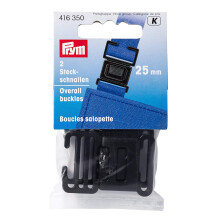 Prym Clip Buckle, Black, 25 mm, Schwarz, 2 St?ck