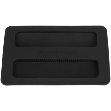 Black Toaster Appliance Top Cover, Silicone Lid Toaster , Bread Machine Cover for Sandwich Machine Part Accessories cover Toasters 1.2cm