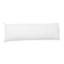 British Home Bedding Bolster Pillow Case Long Body Orthopaedic Support Maternity Pregnancy Pillow Case (King 5ft 19"X 60", White)