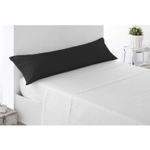 Miracle Home. Pillowcase, Anti-Peeling, Soft and Comfortable, 50% Cotton, 50% Polyester. Bed 135. Negro Black