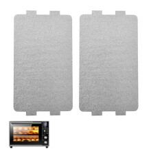 2 Pcs Microwave Oven Mica Boards, Heat-Resistant Waveguide Covers, Universal Microwave Repair Parts, Suitable for Hair Dryer, Toaster & Heater