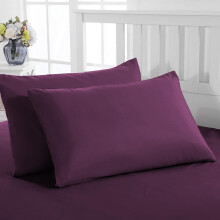PRIME LINENS Pillow Cases 2 Pack Standard Size Microfibre Pillow Cover with Envelop Closure Wrinkle Fade Resistant Pillowcases Machine Washable