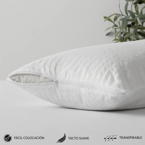 Degrees Home - CUTI - Pillow Protector - Pillowcase with Zip - Breathable - Polyester - Pillow 75 cm 1