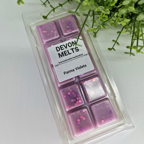 Devon Melts - Parma Violets - Highly Scented 100% Soy Wax Snapbar 2