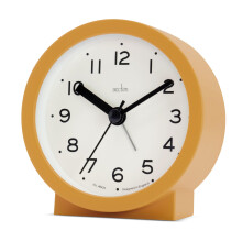 Acctim Gaby Small Analogue Contemporary Bedside Alarm Clock (Dijon)