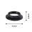 4pcs Shade Reducer Ring E14 Converter, Black Lamp Fixture 2