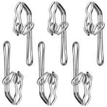 Curtain Hooks Metal Curtain Header Tape Drapery Hooks for curtains 2.9x1.2cm (100 Pack silver)?