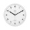 Teesa Clock Analog Wall Universal 20 cm TSA0038 White 4