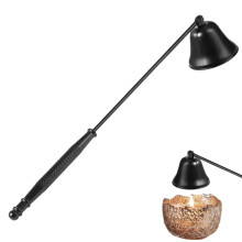 BYHLYH Candle Snuffer Tool Stainless Steel Smokeless Candle Wick Bell Snuffer Long Handle Bell Extinguisher Accessory Putting Out Extinguish Candle