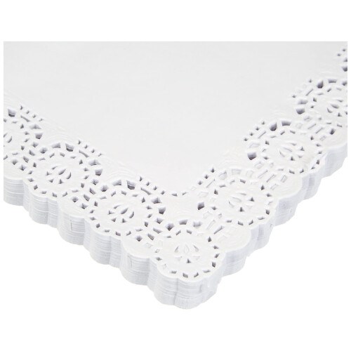 Garcia de Pou Rectangular Doilies, Paper, White, 27 x 21 x 30 cm 1