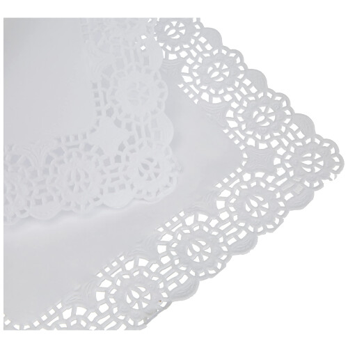 Garcia de Pou Rectangular Doilies, Paper, White, 27 x 21 x 30 cm 2