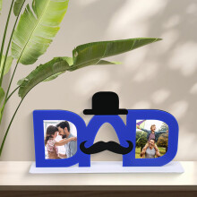 HONMOK Dad Gift: Acrylic Tabletop Photo Frame, 3 x 4 Inches