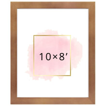 8x10 Inch Wooden Picture Frame - Art Print Poster Frame with Clear Perspex Front, Wall Mount or Tabletop, Ready for Art Prints and Certificates