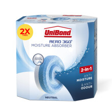 UniBond AERO 360? Moisture Absorber Neutral Refill Tab, ultra-absorbent and odour-neutralising, for AERO 360? Dehumidifier, Condensation Absorbers,