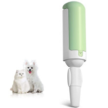 Pet Hair Remover Roller, Reusable Dog & Cat Fur Remover with Comfy Non-Slip Handle, Portable Pet Lint Roller with Self-Cleaning Base for Couch, Car