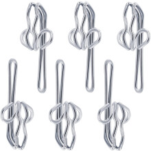 ASIWUJING Curtain Hooks Metal Curtain Header Tape Drapery Hooks for curtains (100PACK)?