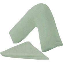 Nutra Nerd V Shaped Pillowcase Cover duck egg-100% Polycotton V pillowcase cover - Neck & Back Support Orthopaedic Pregnancy Nursing V shape