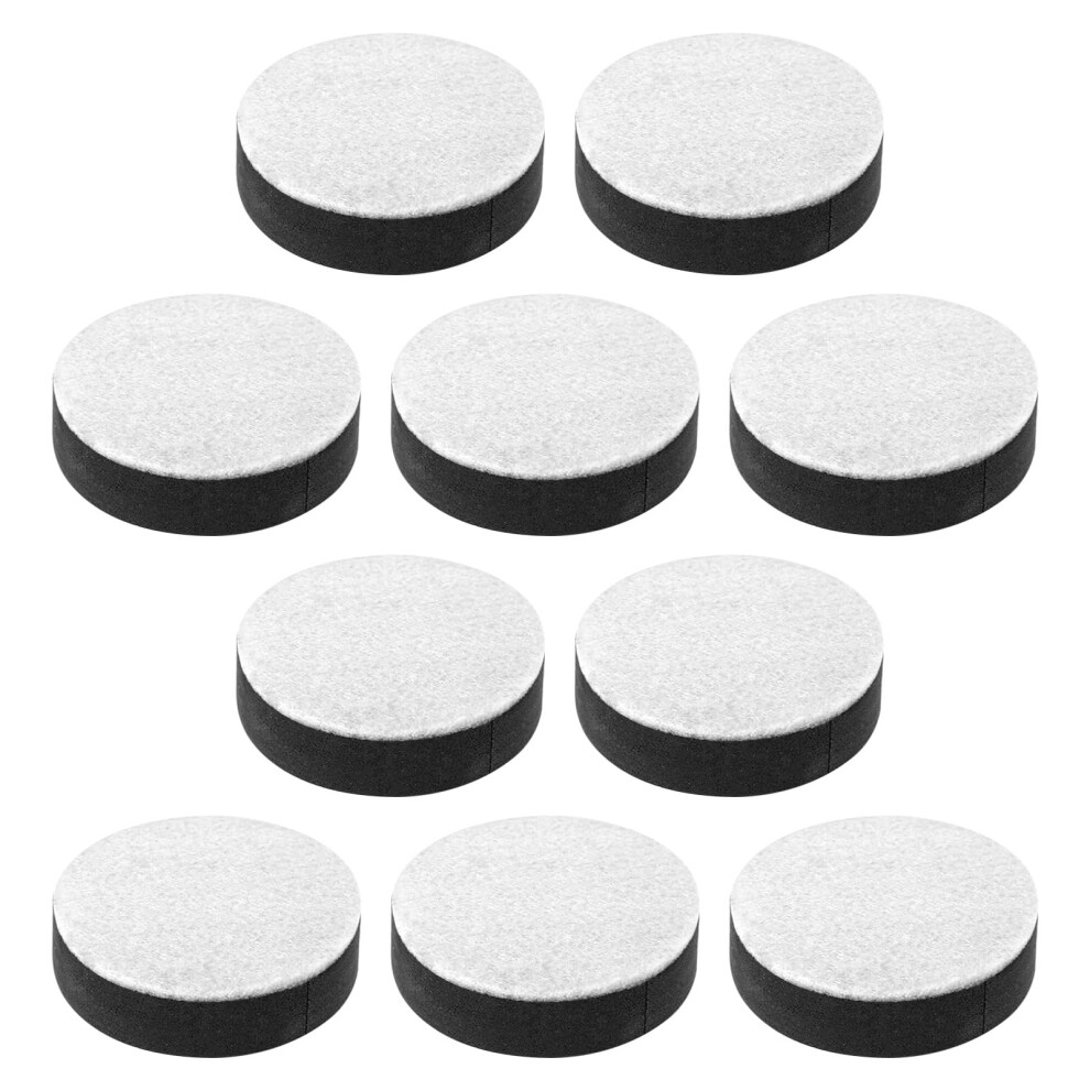 10 Pcs Self Adhesive Furniture Risers ? Non Slip Round Bed Table Chair Sofa Lifters ? Adds Extra Height For Stable Support ? With Felt Pads For Floor 5051225338541