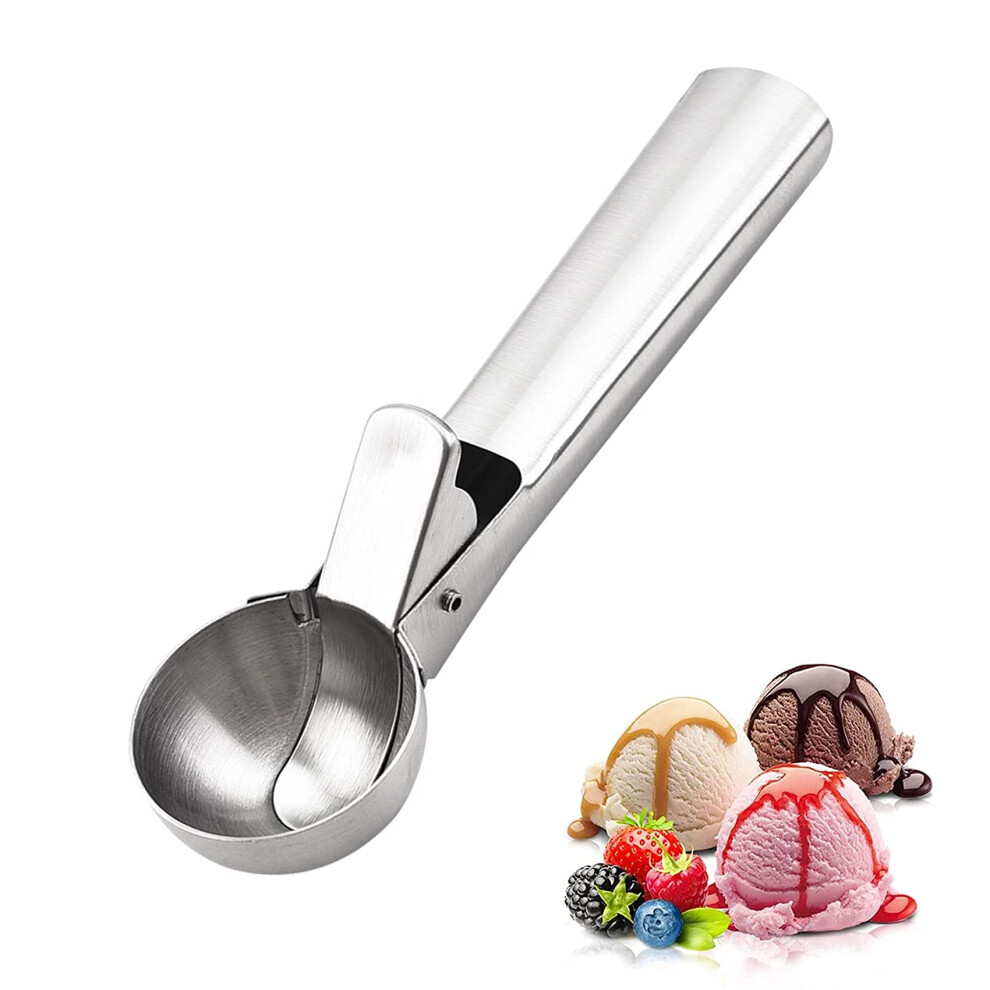 Rpanle Ice Scoop, Ice Scoop With Trigger Release, Easy Clean, For Gelato, Cookie Dough, Mashed Potatoes And Muffins Cream