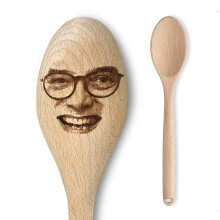 Gregg Wallace Face Engraved Wooden Spoon ? Funny Novelty Cooking Baking Gift for Men & Women - Unofficial Fan Item