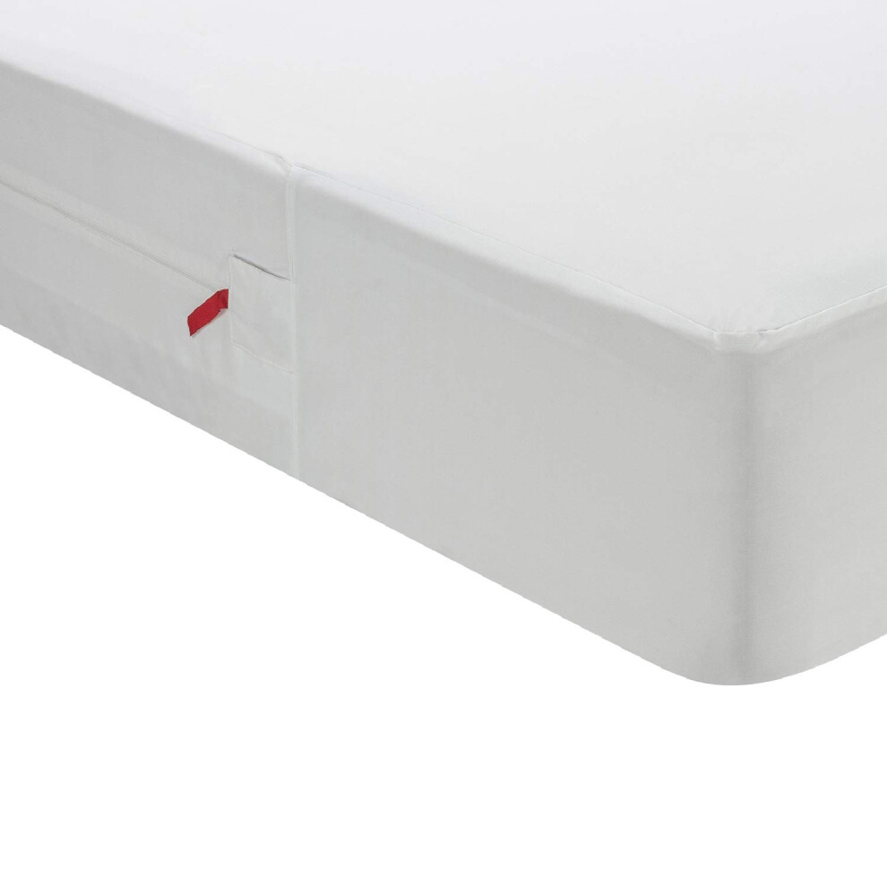 Home - Mattress Protector ? Waterproof - Bed 90-90 X 190/200 Cm White Pikolin