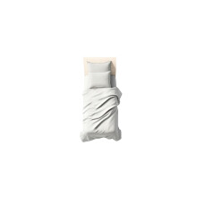 0Bed sheet above a maxi square una piazza maxi Bianco