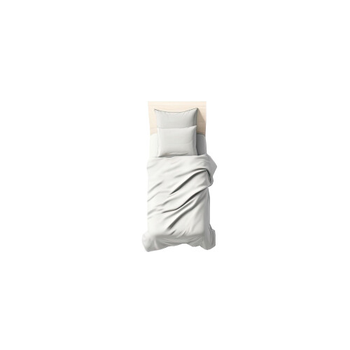 0Bed sheet above a maxi square una piazza maxi Bianco