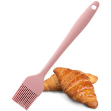 Taylors Eye Witness Cherry Blossom Silicone Pastry Coating Brush - Dishwasher Safe. Basting, Glazing, Greasing. Non-Stick Bristles for Liquid Spread.